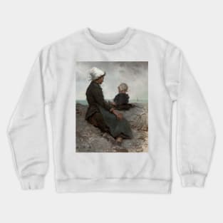 At the Seaside by Anna Bilinska Crewneck Sweatshirt